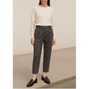 Studio Nicholson Mohair Blend Trousers Slate Gray Size 6 (1) Minimal